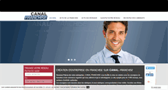 Desktop Screenshot of canal-franchise.com